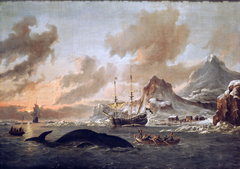 Dutch Whalers near Spitsbergen by Abraham Storck