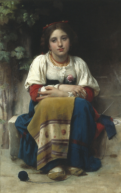 Een breister by Léon Bazille Perrault