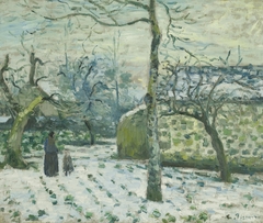 Effect of Snow at Montfoucault by Camille Pissarro