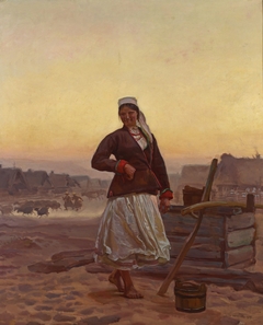 Evening in Polesia by Józef Chełmoński