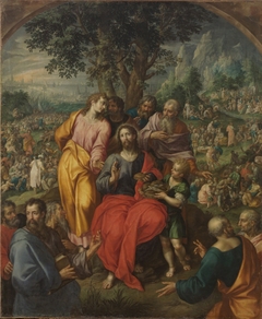 Feeding Of Five Thousand by Hendrick de Clerck