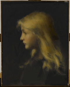 Fillette blonde by Jean-Jacques Henner