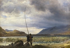 Fisherman at Derwentwater by Thomas Fearnley