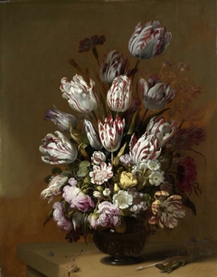 Floral Still Life by Hans Bollongier