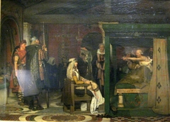 Frédégonde visitant Prétextat sur son lit de mort by Lawrence Alma-Tadema