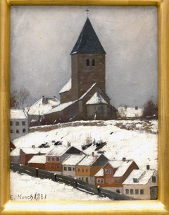 Gamle Aker Church by Edvard Munch