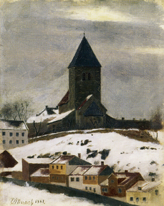 Gamle Aker Church by Edvard Munch