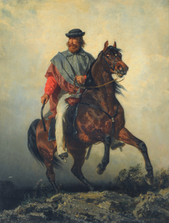 Garibaldi (Garibaldi on horseback) by Filippo Palizzi