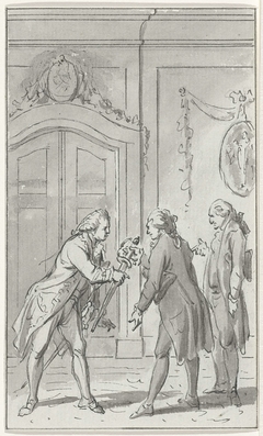 Geschenk aan admiraal Bailli de Suffren namens de Staten-Generaal, 1784 by Jacobus Buys