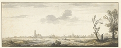 Gezicht op Harderwijk by Aelbert Cuyp