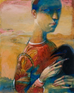 Giovane con il corvo / Young man with raven by Alexander Daniloff