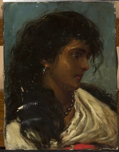 Gipsy woman by Jan Czesław Moniuszko