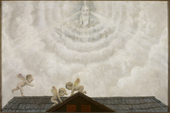 God the Father above the shed by Hans Thoma