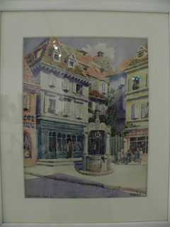 Hansi - Colmar, puits place des Dominicains by Jean-Jacques Waltz