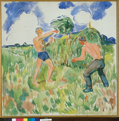 Haymaking by Edvard Munch