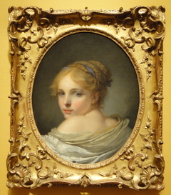 Head of a Girl by Jean-Baptiste Greuze