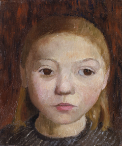 Head of a Girl by Paula Modersohn-Becker