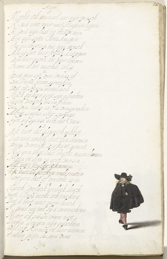 Heer in cape by Gesina ter Borch