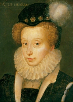 Henriette de Clèves (1542–1601), 4th Duchess of Nevers by François Clouet