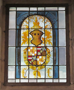 Heraldic Panel with Arms of the House of Hapsburg by Anonymous