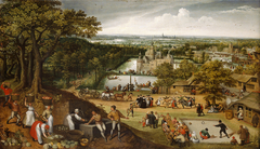 Herbstlandschaft (September) by Lucas van Valckenborch