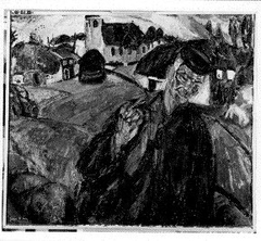 Het dorp; de veie aarde by Gustave De Smet