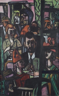 Hotel Lobby by Max Beckmann