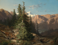 In het Berner Oberland by Alexandre Calame