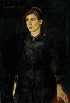 Inger Munch in Black by Edvard Munch