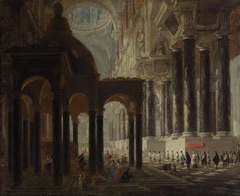 Interior of a Church by Willem Schubart von Ehrenberg