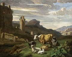 Italianate Landscape by Willem Romeyn