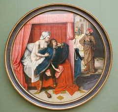 Joseph and Potiphar's wife by Master of Affligem