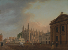 King's Parade, Cambridge by Thomas Malton