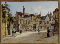 L'Ancien Hôpital de la Pitié, rue Lacépède by Paul Joseph Victor Dargaud