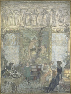 La Bibliothèque by Édouard Vuillard