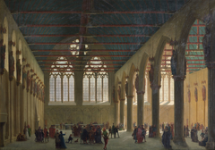 La grand-salle du Palais de la Cité au Moyen-Âge by Sébastien Charles Giraud