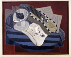 La guitarre aux incrustations (Inlaid Guitar) by Juan Gris