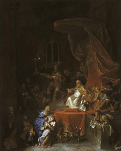 La Presentation au temple by Hyacinthe Rigaud