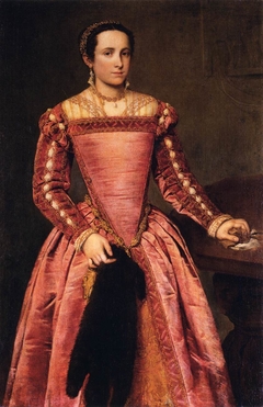 Lady in a Red Dress by Giovanni Battista Moroni