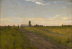 Landscape at Damsmosegård by Niels Skovgaard