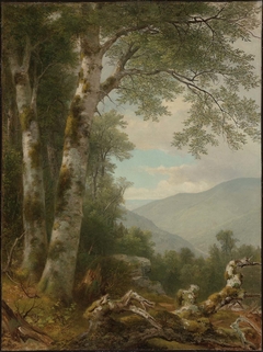 Landscape with Birches by Asher Brown Durand