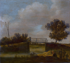 Landscape with Bridge, known as 'The Small Bridge' by Jan van Goyen