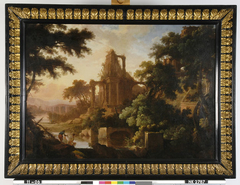 Landscape with Classical Ruins by Pierre-Antoine Patel