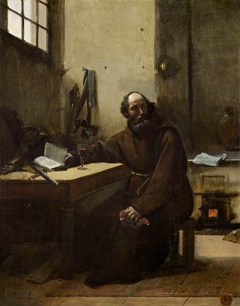 Le Maréchal de Joyeuse au couvent des Capucins (The Maréchal de Joyeuse at the Capuchin Monastery) by François Marius Granet