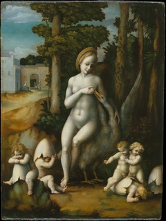 Leda and the Swan by Francesco Bacchiacca