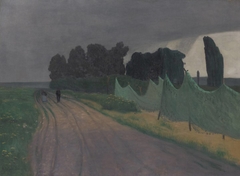 Les filets, Honfleur by Félix Vallotton