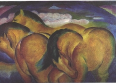 Les Petits Chevaux jaunes by Franz Marc