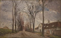 Lyngbyvejen ved Vintappergården by Albert Gottschalk