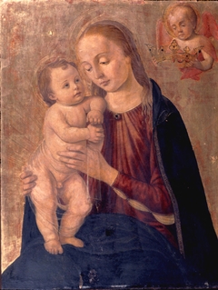 Madonna and Child with Cherub by Biagio d'Antonio