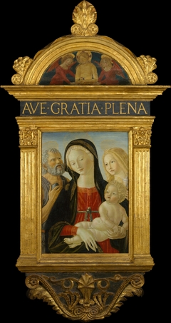 Madonna and Child with Saints Jerome and Mary Magdalen by Neroccio di Bartolomeo de' Landi